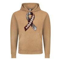 Vintage Camel Gray Ribbon American Football Vintage Hoodie - BundleAndBundleShop