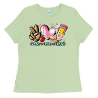 Matcha Peace love teach Ladies Tee - CowGirlArtShop