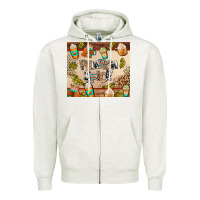 Oatmeal Heather pumpkin spice Zipper Hoodie - AdoDesignShop