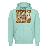 Seafoam pumpkin spice Zipper Hoodie - AdoDesignShop