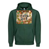 Sports Green pumpkin spice Zipper Hoodie - AdoDesignShop