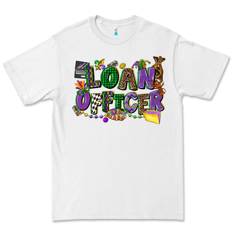 Loan Officer Mardi Gras Cowgirl Premium Tee by CowGirlArtShop | Teevron