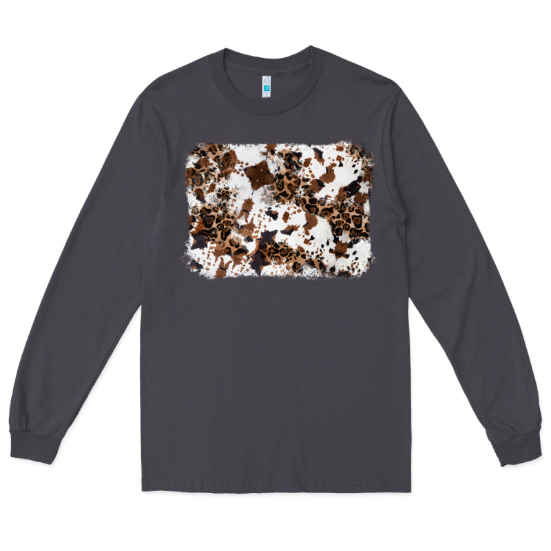 Cowhide Leopard Background Long Sleeve Tee by RanaPortraitStore | Teevron