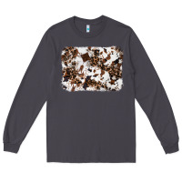 Smoke cowhide leopard background Long Sleeve Tee - RanaPortraitStore