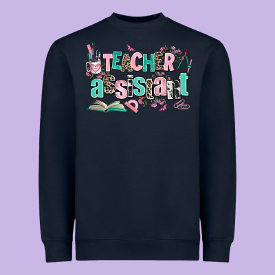 Teacher Assistant Heavyweight Sweatshirt Designed By Adodesignshop
