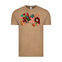 Vintage Coffee Rooster Valentine's Day xoxo Vintage Tee - FaDigitalArtStudio
