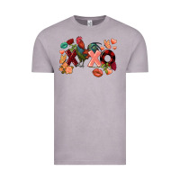 Vintage Zinc Rooster Valentine's Day xoxo Vintage Tee - FaDigitalArtStudio