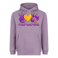 Lavender peace love dogs Heavyweight Hoodie - AdoDesignShop