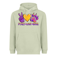 Matcha peace love dogs Heavyweight Hoodie - AdoDesignShop