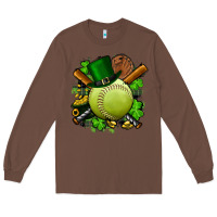 Chestnut st.patrick's day softball Long Sleeve Tee - FaDigitalArtStudio
