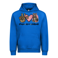 Cobalt peace love pitbull Urban Hoodie - JahusDesignShop