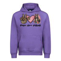 Tulip peace love pitbull Urban Hoodie - JahusDesignShop