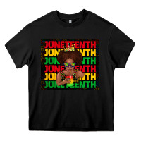 Black juneteenth cute kid Heavy Core Tee - TumblerDesignByShophia