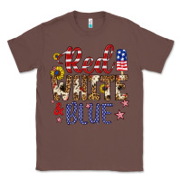 Chestnut red white and blue Classic Tee - Artiststas