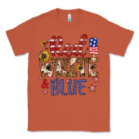 Copper red white and blue Classic Tee - Artiststas