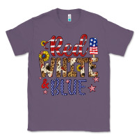 Lavender red white and blue Classic Tee - Artiststas