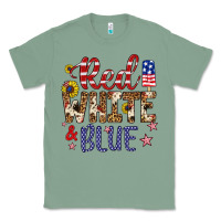 Sage red white and blue Classic Tee - Artiststas
