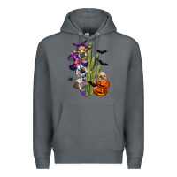 Rock halloween cows Premium Hoodie - LillyAllenDesigns