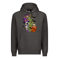 Smoke halloween cows Premium Hoodie - LillyAllenDesigns