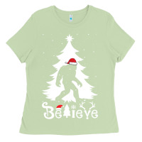 Matcha bigfoot christmas shirt Ladies Tee - DesigneFamous