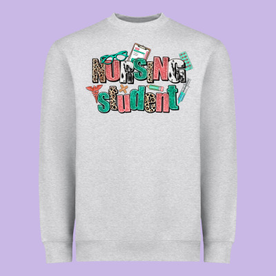 Nursing Student Heavyweight Sweatshirt Designed By Adodesignshop