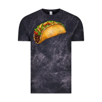 Cloud Black Taco Vintage Tee - FaDigitalArtStudio