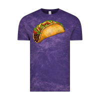 Cloud Purple Taco Vintage Tee - FaDigitalArtStudio