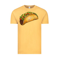 Vintage Mustard Taco Vintage Tee - FaDigitalArtStudio