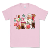 Bubblegum Pink pink santa christmas santa coffe cups Classic Tee - CowGirlArtShop