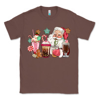 Chestnut pink santa christmas santa coffe cups Classic Tee - CowGirlArtShop