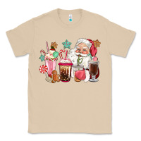 Mushroom pink santa christmas santa coffe cups Classic Tee - CowGirlArtShop
