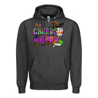 Charcoal Heather cheers witches Zipper Hoodie - AdoDesignShop
