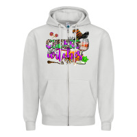 Dove Grey cheers witches Zipper Hoodie - AdoDesignShop