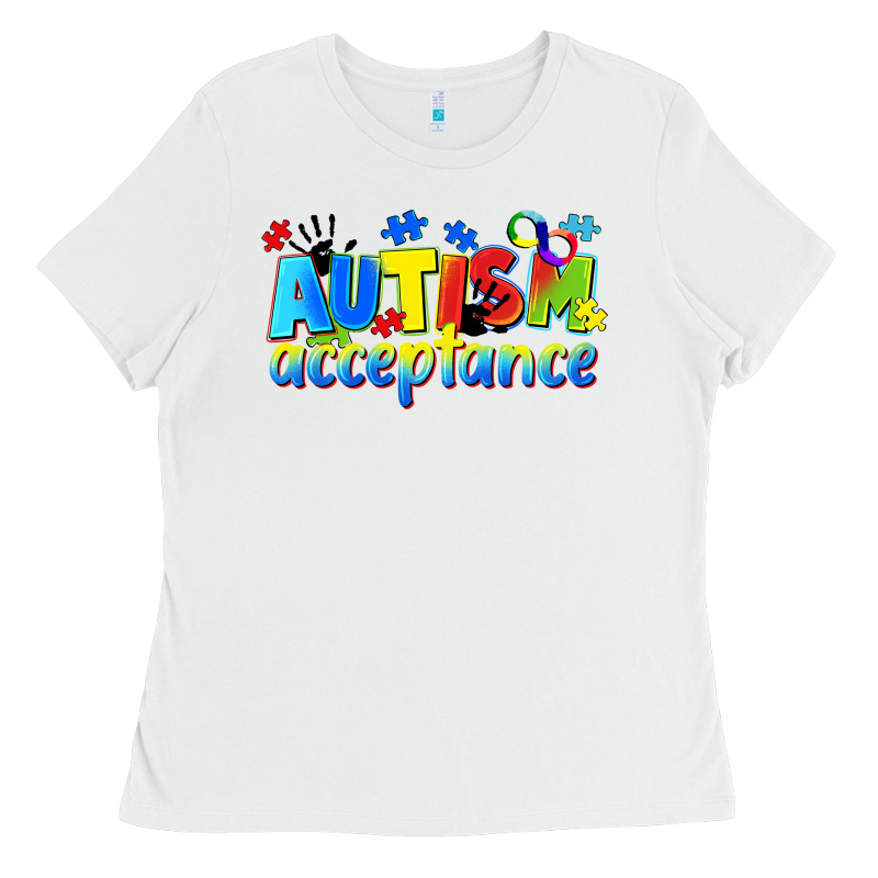 Autism Acceptance Ladies Tee by CowGirlArtShop | Teevron