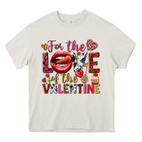 Cream For the love of the Valentine Heavy Core Tee - HowdyJamesFarm