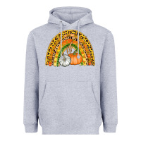 Heather Grey fall rainbow Heavyweight Hoodie - AdoDesignShop