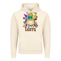 Vintage Artic LGBTQ+ Messy Bun With Snacks Vintage Hoodie - BundleAndBundleShop