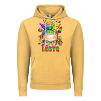 Vintage Mustard LGBTQ+ Messy Bun With Snacks Vintage Hoodie - BundleAndBundleShop