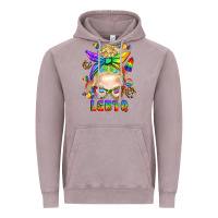Vintage Zinc LGBTQ+ Messy Bun With Snacks Vintage Hoodie - BundleAndBundleShop