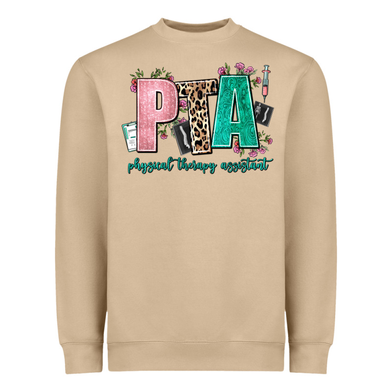 Pta Physical Therapy Assistant Heavyweight Sweatshirt by AdoDesignShop | Teevron