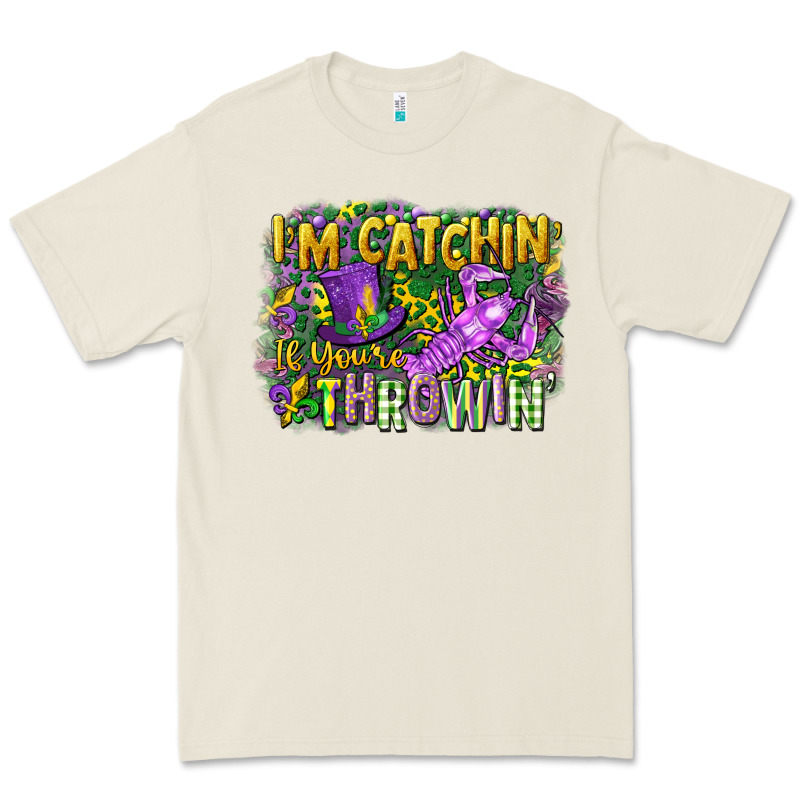 Im Catchin If Youre Throwin Premium Tee by CowGirlArtShop | Teevron