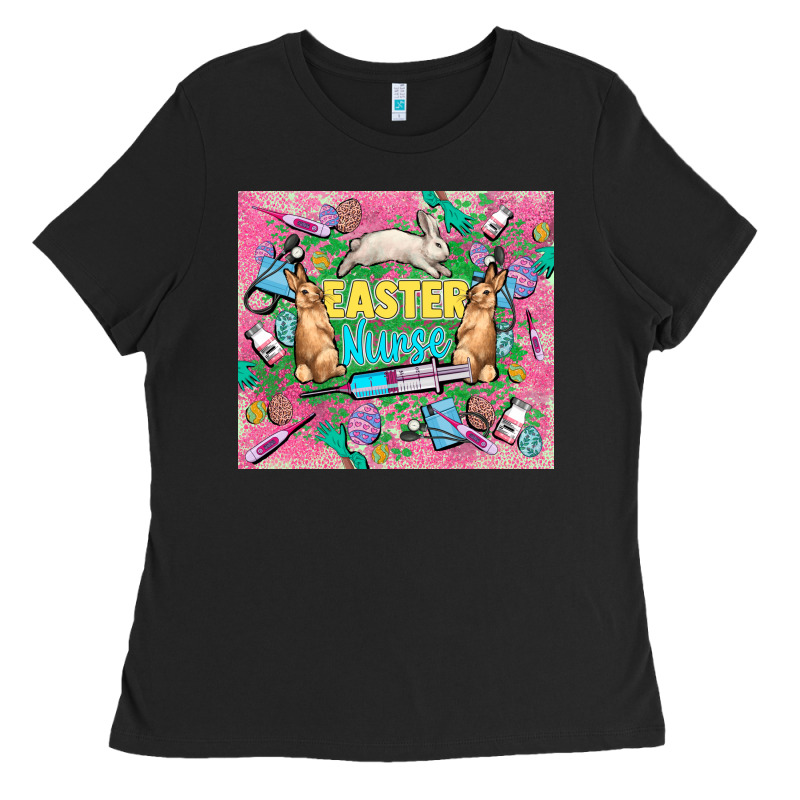 Easter Nurse Easter Day Tumbler Ladies Tee by HowdyJamesFarm | Teevron