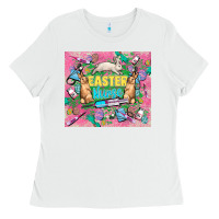 White Easter Nurse Easter Day tumbler Ladies Tee - HowdyJamesFarm