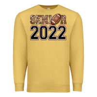 Antique Gold senior football Premium Sweatshirt - AdoDesignShop
