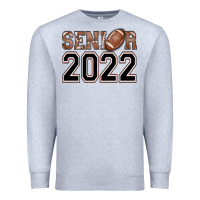 Heather Grey senior football Premium Sweatshirt - AdoDesignShop