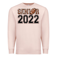 Pale Pink senior football Premium Sweatshirt - AdoDesignShop