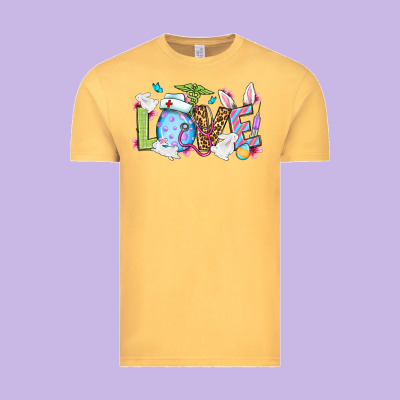 Easter Day Love Nurse Vintage Tee Designed By Oliviacreatesart