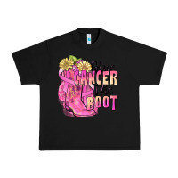 Black give cancer the boot Urban Heavy Tee - FaDigitalArtStudio