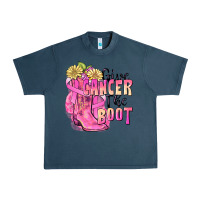 Midnight Navy give cancer the boot Urban Heavy Tee - FaDigitalArtStudio