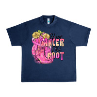 Navy give cancer the boot Urban Heavy Tee - FaDigitalArtStudio